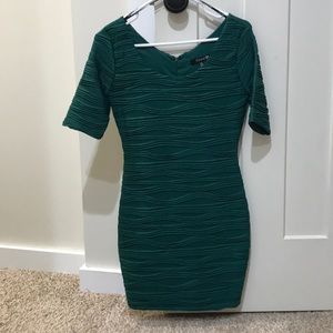 Forever 21 Green Form Fitting Dress